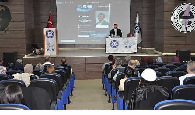 euye konuk olan prof dr ibrahim maras genc ilahiyatcilarla bir araya geldi