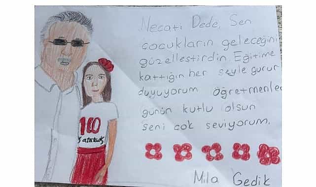 miladan baskan topalogluna duygulandiran ogretmenler gunu surprizi