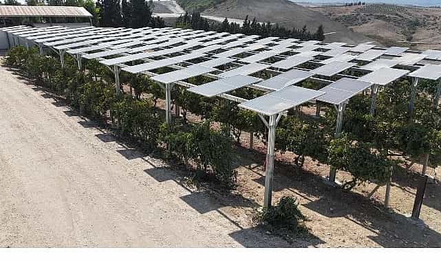 yuzde 60 egimli arazide ilk gunes enerjisi santrali adanada