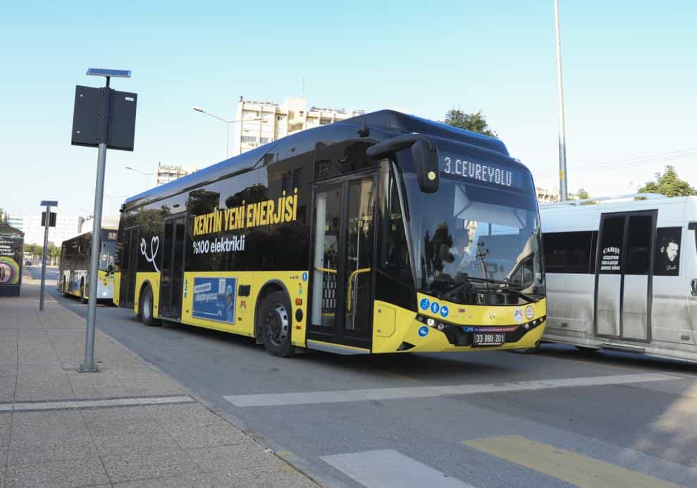 Büyükşehir’den Mersin Ulaşımına 18 Elektrikli Otobüsle Çevreci Adım 1 Büyükşehir’den Mersin Ulaşımına 18 Elektrikli Otobüsle Çevreci Adım